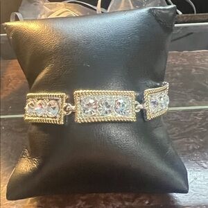 Elegant Gold and Silver Bracelet